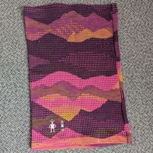 Smartwool kids 100% merino wool pattern neck tube gaiter warmer